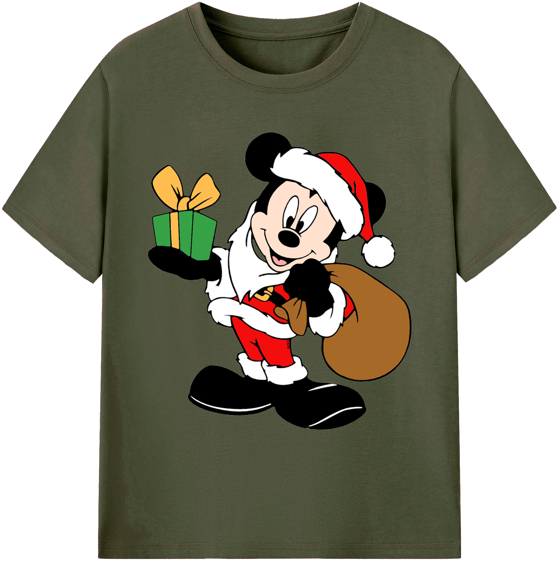ミッキーマウス Mickey Mouse 綿100％ メンズ半袖Tシャツ｜肌触りやわらか＆通気性